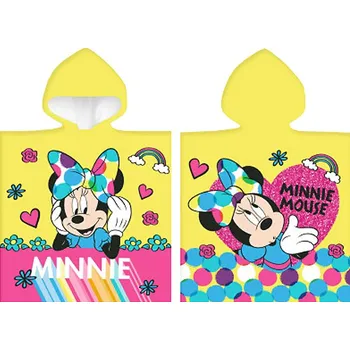 Žluté dětské pončo Minnie Mouse