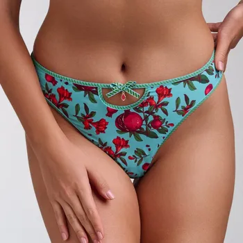 Kalhotky Marlies Dekkers - Forbidden fruit tanga pomegranate print S 36642