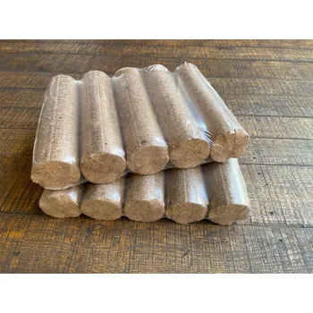 Tuhé palivo Brikety kulaté bez otvoru, 1bal = 10kg