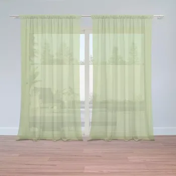 Záclona Záclony Pistáciová: 2 ks - 150x250 cm - Sablio