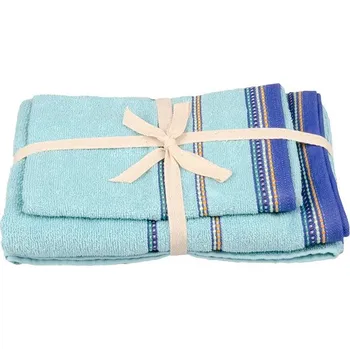 Set ručník+osuška ZANZIBAR světle modrý
