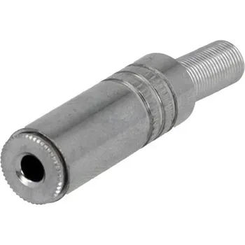 Audio kabel Konektor JACK 3,5mm zásuvka stereo kov