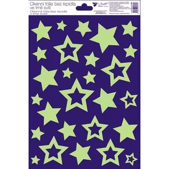 Okenní dekorace Okenní fólie svítící ve tmě 20x30 cm AN-991-D