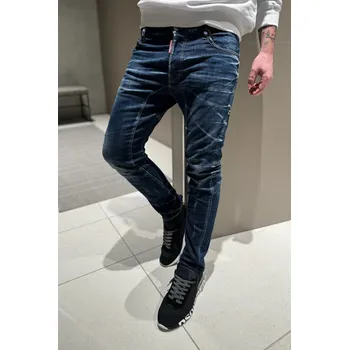 Pánské džíny Pánské džíny DSQUARED2 TIDY BIKER S74LB1487 modré Velikost: 52 IT