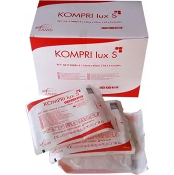 ZARYS International Group KOMPRI lux S - Komprese gázová bez RTG kontr. vlákna, sterilní, 17N, 12W, (2ks/bal) (50bal) Varianta: 5cm×5cm