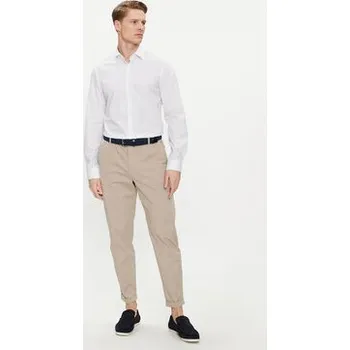 Pánská košile Calvin Klein Košile K10K112303 Bílá Fitted Fit 43