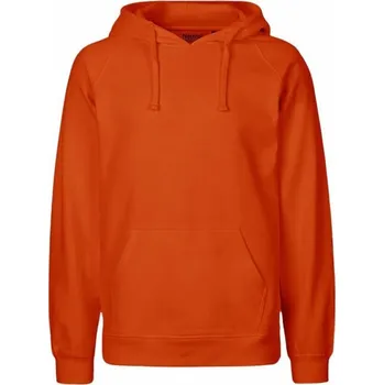 Pánská mikina Neutral Pánská klokánka z organické bavlny a dvojitou kapucí Barva: oranžová ohnivá, Velikost: XL NE63101