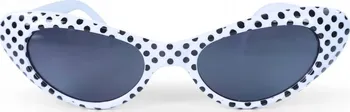 Karnevalový doplněk Rappa Dámské retro brýle s puntíky černé/bílé
