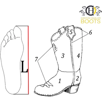 Dámské kozačky Hanton Cavalier Boots Hanton Cavalier "VÝROBA NA PŘÁNÍ" Velikost: 35