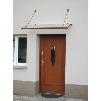 Stříška nad vchodové dveře stříška nad dveře LANITPLAST TURKUS 140/85 hnědá LG707