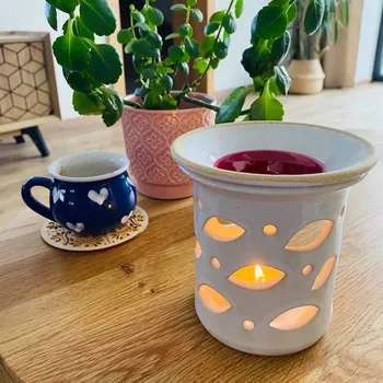 Bureš keramický šálek 140 ml modrý