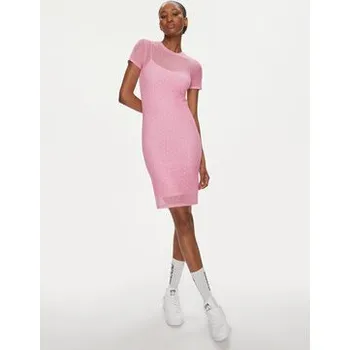 Dámská móda Hugo Každodenní šaty Nasaja_B 50514940 Růžová Slim Fit S