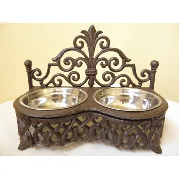 Miska pro psa LUXUSNÍ MISKY PRO VAŠEHO PEJSKA KOVOVÉ A ZDOBENÉ