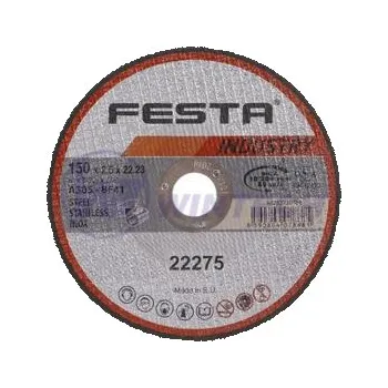 Řezný kotouč Kot.řezný kov 150x2.5x22.2 FESTA INDUSTR / balení 1 ks