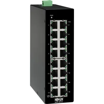 Síťový prvek EATON Přepínač 16x zdroj Unmanaged Ethernet Switch, 10/100/1000Mb/s, montáž DIN NGI-U16