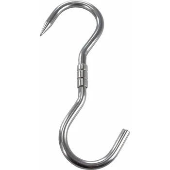 Kloubový hák na zvěř 270/12 mm s jedním hrotem - nerezový