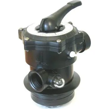 Spartan Ventil TOP – 6-ti cestný ventil, na přírubu filtr. nádoby AZUR + Teploměr do bazénu Ocean v hodnotě 85,-