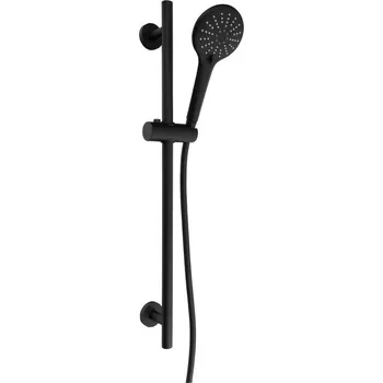 Sapho Sprchová souprava, posuvný držák 700mm, černá mat