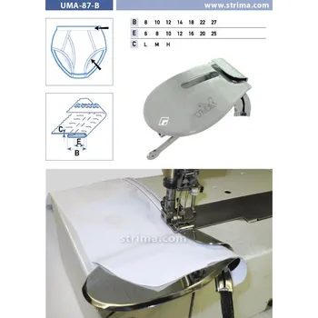 Příslušenství k šicímu stroji Texi Zakladač podvíjející pro šicí stroje UMA-87-B 16/12 M