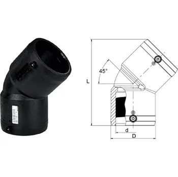 kanalizace KOLENO 45° - W45 25