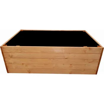 Vyvýšený záhon Dřevěný vyvýšený záhon Krušnohorský nábytek 1ZC2 125 x 78 x 41 cm borovice přírodní s nátěrem - s nátěrem