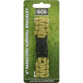 Vybavení pro přežití Vojenský PARACORD náramek BCB coyote (Paracord survival náramek. PARACORD nemůže chybět při vašich outdoorových aktivitách, snadno se dá rozplést a může pomoci v nouzové situaci, model NATO.)