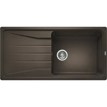 Granitový dřez Blanco Sona XL 6 S Granitový dřez s odkapem oboustranné provedení, 100x50cm, káva 519697