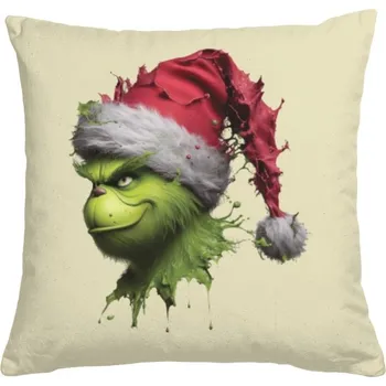 Polštář Polštář bavlněný s potiskem Rozprskaný Grinch polštář