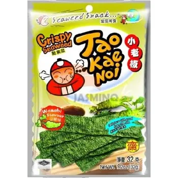 Chips TAOKAENOI chipsy z mořských řas Wasabi 32g