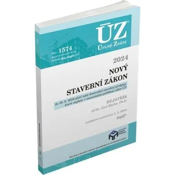 ÚZ 1574: Nový stavební zákon 2024 - Nakladatelství Sagit (2024, brožovaná) ÚZ 1574: Nový stavební zákon 2024 - Nakladatelství Sagit (2024, brožovaná)