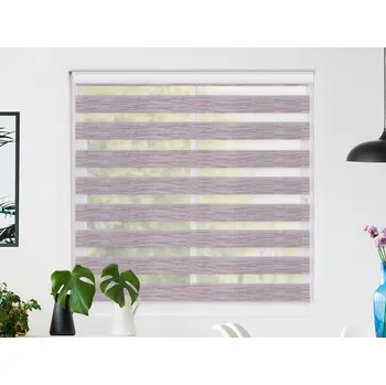 Roleta FEXI Zatemňovací Roleta Den a noc, Nature šedý melír, A 029 v MAXI kazetě, 150x30 cm