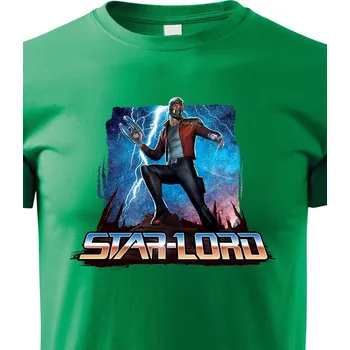 Chlapecké tričko Dětské tričko Star-Lord, Barva Zelená, Velikost 110 cm/4 roky, Canvas Dětské tričko Bezvatriko.cz 2337