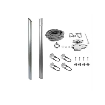 Slunečník Maanta Ocelový sloup ulisse Barva: Zinek, Verze: Sloup s objímkami na stěnu