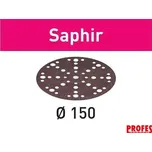 Festool 25x Brusný papír - brusivo pro brusky Festool RO 150, ES 150, ETS 150, ETS EC 150, LEX 150, WTS 150, HSK-D 150 (Festool Saphir STF-D150/48 P24 SA/25) 150mm, zr. 24 (575194)