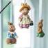 Velikonoční dekorace Villeroy & Boch Bunny Tales závěsní zajíčci 3 ks