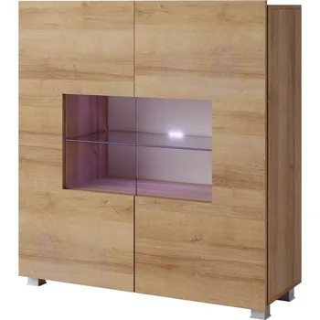 Komoda GAB Komoda LORONA K2D, Zlatý dub 100 cm