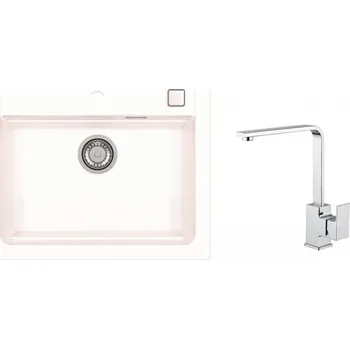 Granitový dřez Alveus SET ATROX 30/11 + BATERIE RENO + 5 % sleva v košíku s kódem SLEVA5