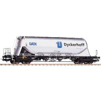 Modelářství PIKO 58438 H0 Vůz na sypké hmoty Uacns "Dyckerhoff", GATX, Ep.VI PI58438