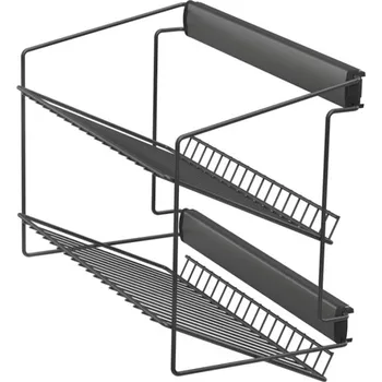Šatní skříň In-Design Úložný dvoupatrový koš Barva koše: antracitová