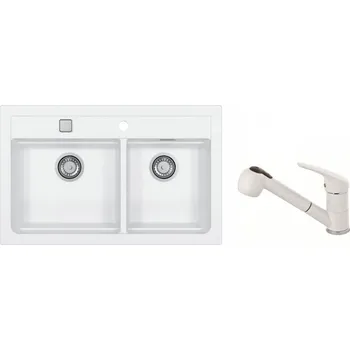 Granitový dřez Alveus SET ATROX 50 / 11+ BATERIE AM 20 / 11 + 5 % sleva v košíku s kódem SLEVA5