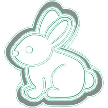 Vykrajovátko Zajíček - dvoudílné vykrajovátko