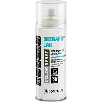 Lak na dřevo Colorlak COLORSPRAY BEZBARVÝ LAK AC620 Barva: pololesk, Balení: 400 ml