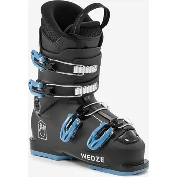 Sjezdové boty WEDZE Dětské lyžařské boty 500 24–24,5cm ČERNÁ