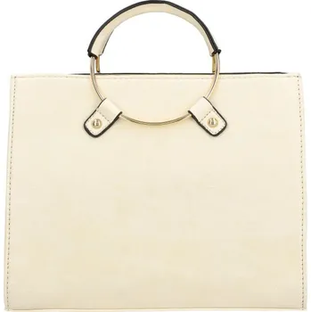 Kabelka Moderní dámská kabelka do ruky Beast světlá krémová