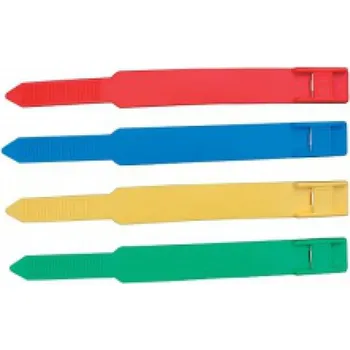 Chov hospodářského zvířete Páska na nohy plastová Klasik - délka 35 cm Barva: žlutá