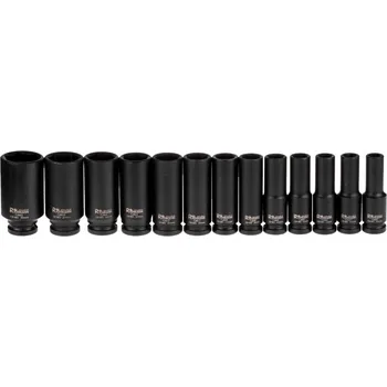 Gola sada Úderové hlavice dlouhé 10-30mm 1/2" 13ks Richmann C4027