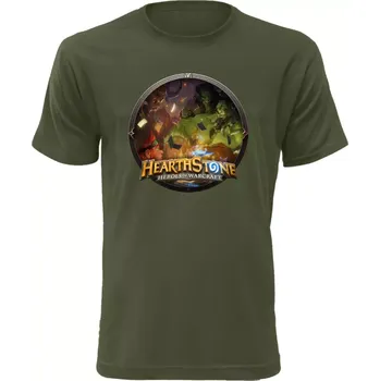 Pánské a dětské tričko Hearthstone khaki