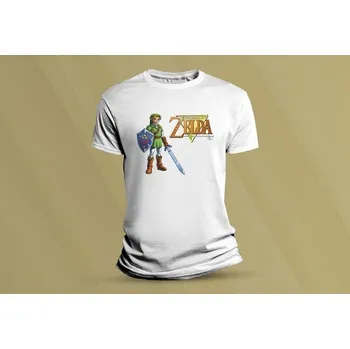 Chlapecké tričko Dětské bavlněné tričko Zelda 4. Bílá velikost S