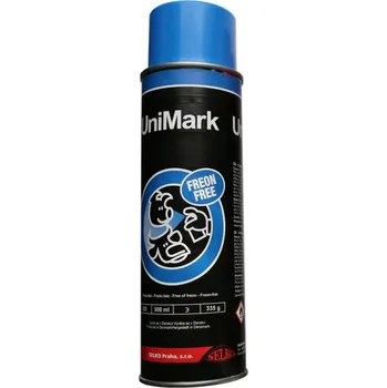 Barva ve spreji Sprej/ barva značkovací Unimark 500 ml Barva: modrá