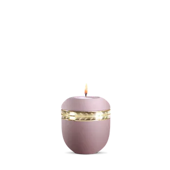 Smuteční dekorace Keramická miniurna Livorno - Lila